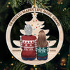 Grandma Always Has Time To Talk And Makes You Feel Special - Family Personalized Custom Ornament - Acrylic Custom Shaped - Christmas Gift For Grandma, Grandkid