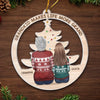 Grandma Always Has Time To Talk And Makes You Feel Special - Family Personalized Custom Ornament - Acrylic Custom Shaped - Christmas Gift For Grandma, Grandkid