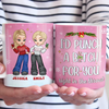 Friendship On Another Level - Bestie Personalized Custom Mug - Gift For Best Friends, BFF, Sisters
