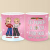 Friendship On Another Level - Bestie Personalized Custom Mug - Gift For Best Friends, BFF, Sisters
