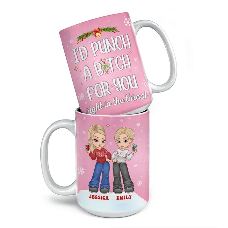 Friendship On Another Level - Bestie Personalized Custom Mug - Gift For Best Friends, BFF, Sisters