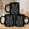 I Came, I Saw, I Forgot What I Was Doing Went Back - Friend Black Mug - Christmas Gift For Best Friends, Grandma, Grandpa