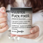 Custom Name Funny Problem Solver Gifts - Personalized Mugs