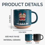 Custom Name Funny Naughty Christmas Gifts for Women - Personalized Pottery Mug