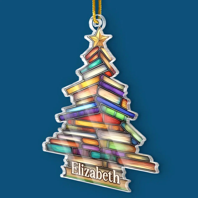 Books Are My Escape From Reality - Personalized Custom Ornament - Acrylic Custom Shaped - Christmas Gift For Book Lovers, Book Club