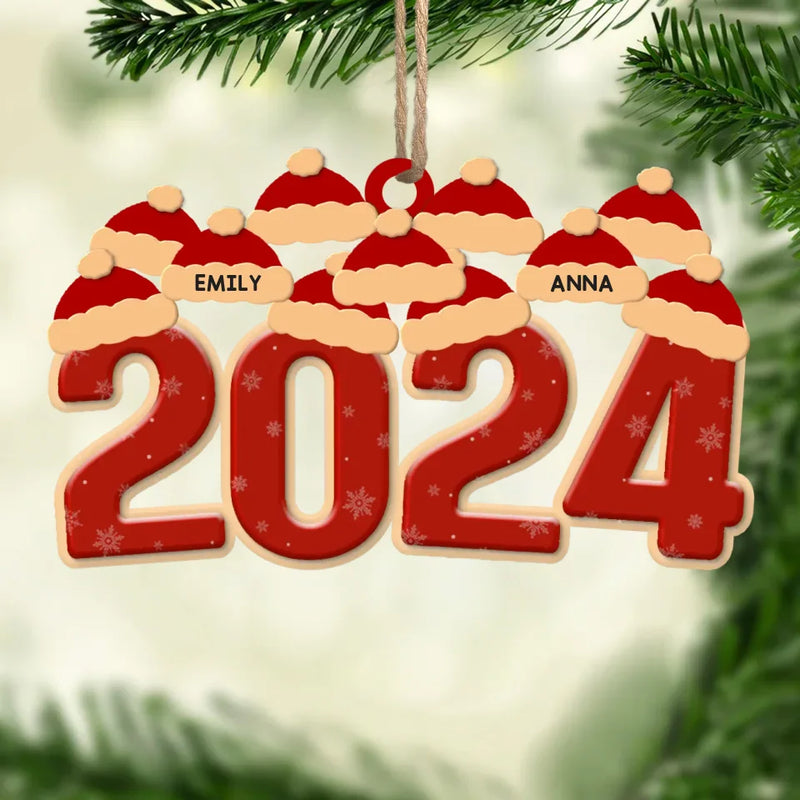 Family Makes Christmas Truly Special - Family Personalized Custom Ornament - Wood Custom Shaped - Christmas Gift For Family Members