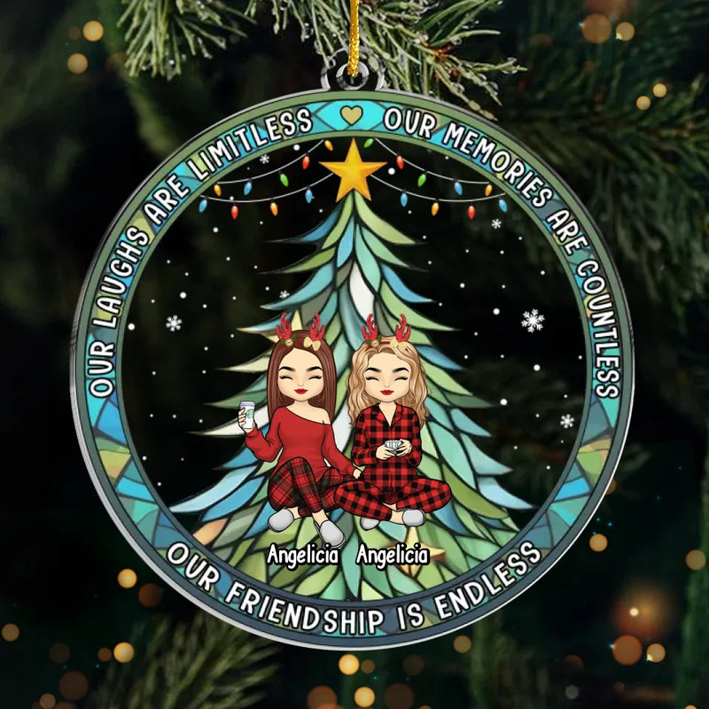 Custom Name Christmas Friendship Gifts for Friends - Personalized Ornament