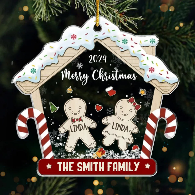 The Best Journey Takes You Home - Family Personalized Custom Ornament - Acrylic Custom Shaped - Christmas Gift For Family Members