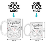 Custom Name Anniversary Couple Gifts - Personalized Mugs