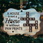 Paw Prints Christmas Tree Decor - Pet Lover Ornament