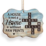 Paw Prints Christmas Tree Decor - Pet Lover Ornament