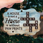 Paw Prints Christmas Tree Decor - Pet Lover Ornament