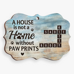 Paw Prints Christmas Tree Decor - Pet Lover Ornament