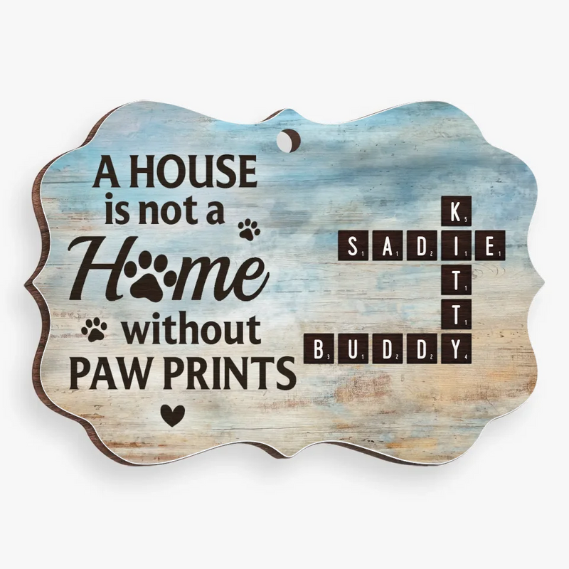 Paw Prints Christmas Tree Decor - Pet Lover Ornament