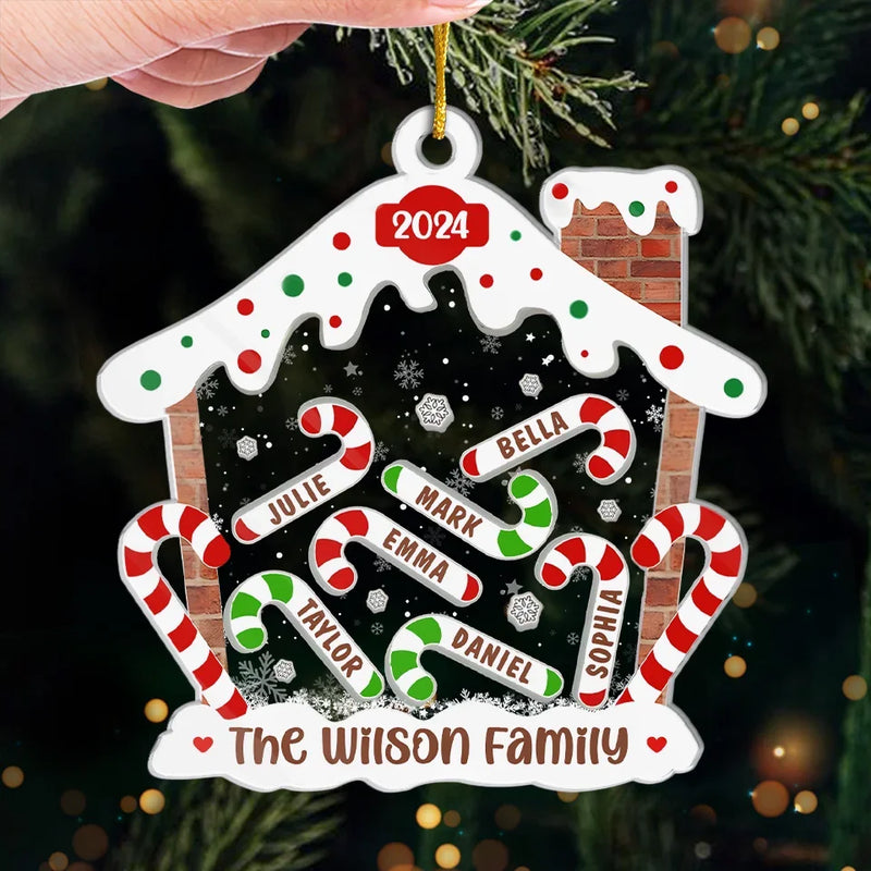 Celebrating The Cutest Christmas Ever - Family Personalized Custom Ornament - Acrylic Custom Shaped - Christmas Gift For Family Members