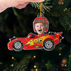 Custom Photo Driving Home For Christmas - Family Personalized Custom Ornament - Acrylic Custom Shaped - Christmas Gift For Kids