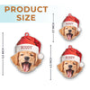 Custom Photo Furry Kisses And Christmas Wishes - Dog & Cat Personalized Custom Ornament - Acrylic Custom Shaped - Christmas Gift For Pet Owners, Pet Lovers