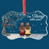 You Will Never Be Forgotten And Will Live On In Our Hearts - Memorial Personalized Custom Benelux Glass Ornament - Sympathy Gift For Family Members