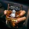 Custom Photo Pets Make Us Better Humans - Dog & Cat Personalized Custom Whiskey Glass - Gift For Pet Owners, Pet Lovers