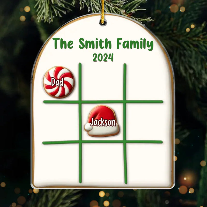 In This Family, We Do Love - Family Personalized Custom Ornament - Acrylic Custom Shaped - Christmas Gift For Family Members