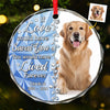 Custom Photo You Would Have Lived Forever - Memorial Personalized Custom Circle Glass Ornament - Sympathy Gift, Christmas Gift For Pet Owners, Pet Lovers
