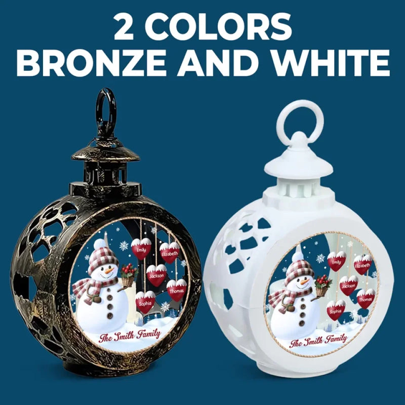 My Favorite Part Of Christmas Is Family - Family Personalized Custom Candlelight Lantern Ornament - New Arrival, Christmas Gift For Family Members AMZ