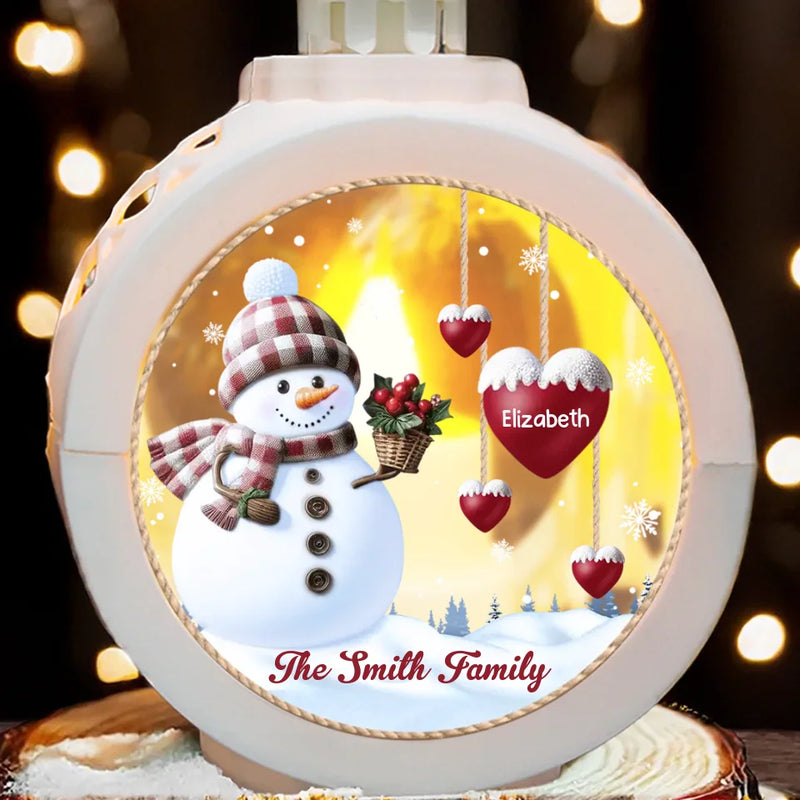 My Favorite Part Of Christmas Is Family - Family Personalized Custom Candlelight Lantern Ornament - New Arrival, Christmas Gift For Family Members AMZ