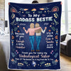 Life Is Made Of Moments, But True Friends Make Those Moments Unforgettable - Bestie Personalized Custom Blanket - Gift For Best Friends, BFF, Sisters