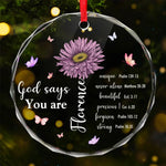 Christian Faith Encouragement Gifts - Glass Ornament