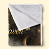 Custom Photo A Hug From Heaven Is A Reminder That Love Never Dies - Memorial Personalized Custom Blanket - Sympathy Gift, Christmas Gift For Family Members