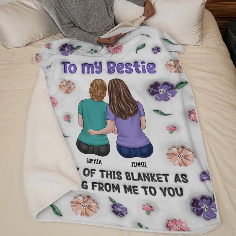 Custom Name Best Friend Gifts - Personalized Blanket