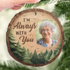 Custom Photo Your Spirit Lives On In Our Hearts - Memorial Personalized Custom Ornament - Wood Custom Shaped - Sympathy Gift, Christmas Gift For Family Members