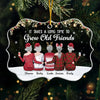 Christmas Magic Is In The Air - Bestie Personalized Custom Ornament - Acrylic Benelux Shaped - Christmas Gift For Best Friends, BFF, Sisters
