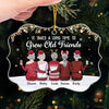 Christmas Magic Is In The Air - Bestie Personalized Custom Ornament - Acrylic Benelux Shaped - Christmas Gift For Best Friends, BFF, Sisters