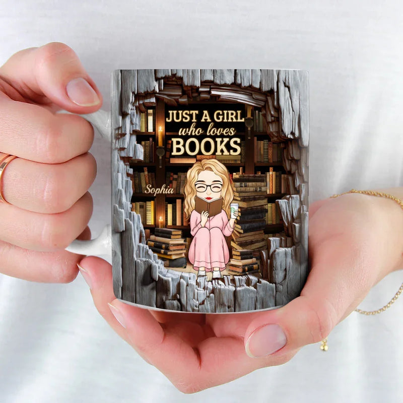 Custom Name Book Lover Gifts for Readers - Personalized Mugs