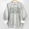 Being A Father Is A Title, But Being A Dad Is A Privilege - Family Personalized Custom Unisex Sweatshirt With Design On Sleeve - Gift For Dad, Grandpa