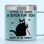 Custom Name Funny Best Friend Gifts - Personalized 14 Oz Tumbler With Handle