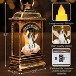 Custom Pet Photo Memorial Gifts for Dog Lovers - Personalized Wind Lamp