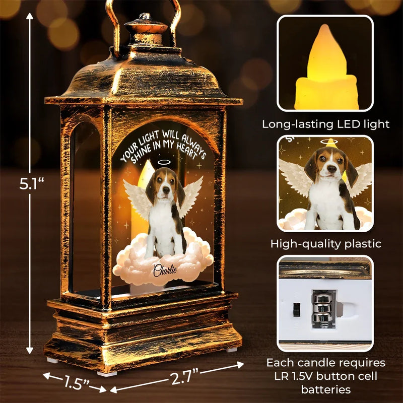 Custom Photo You Were My Favourite Hello And My Hardest Goodbye - Memorial Personalized Custom Christmas Wind Lamp - Sympathy Gift, Christmas Gift For Pet Owners, Pet Lovers