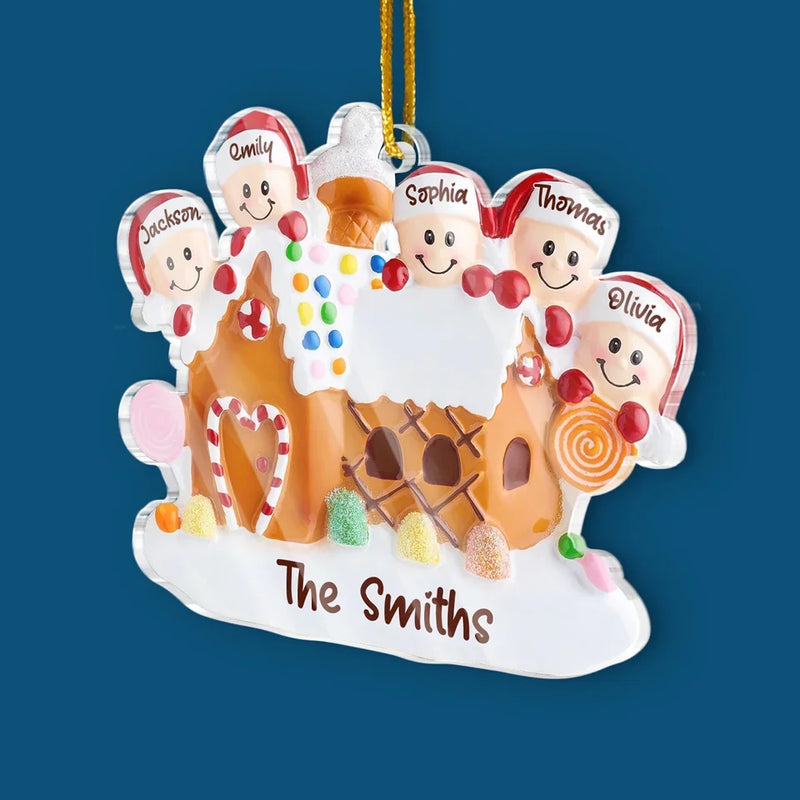 Christmas Eve Is For Families To Share - Family Personalized Custom Ornament - Acrylic Custom Shaped - Christmas Gift For Family Members