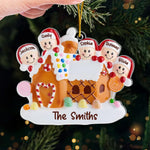 Custom Name Gingerbread Family Christmas Gifts - Personalized Ornament