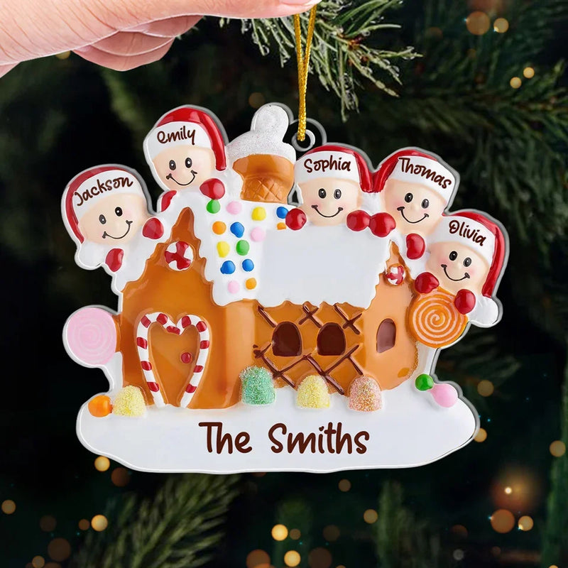Christmas Eve Is For Families To Share - Family Personalized Custom Ornament - Acrylic Custom Shaped - Christmas Gift For Family Members
