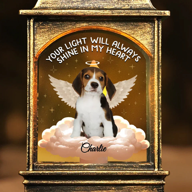 Custom Photo You Were My Favourite Hello And My Hardest Goodbye - Memorial Personalized Custom Christmas Wind Lamp - Sympathy Gift, Christmas Gift For Pet Owners, Pet Lovers