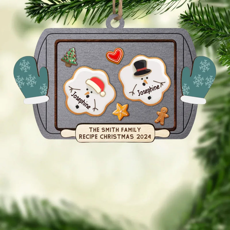 In Family, We Are Stronger Together - Family Personalized Custom Ornament - Wood Custom Shaped - Christmas Gift For Family Members
