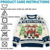 From Home To Home - Family Personalized Custom Ugly Sweatshirt - Unisex Wool Jumper - Christmas Gift For Family Members
