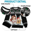 The Road To My Heart Is Paved With Paw Prints - Dog & Cat Personalized Custom Ugly Sweatshirt - Unisex Wool Jumper - Christmas Gift For Pet Owners, Pet Lovers