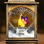 Custom Memorial Name Always With You Gifts - Personalized Wind Lamp