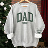 To My Dad, My First Love And Forever Hero - Family Personalized Custom Unisex Sweatshirt With Design On Sleeve - Gift For Dad, Grandpa