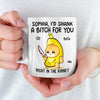 If Anyone Hurts You, I’ll Go Full Ninja On Them - Friend Personalized Custom Mug - Christmas Gift For Best Friends, Sisters, Family Members, Coworkers