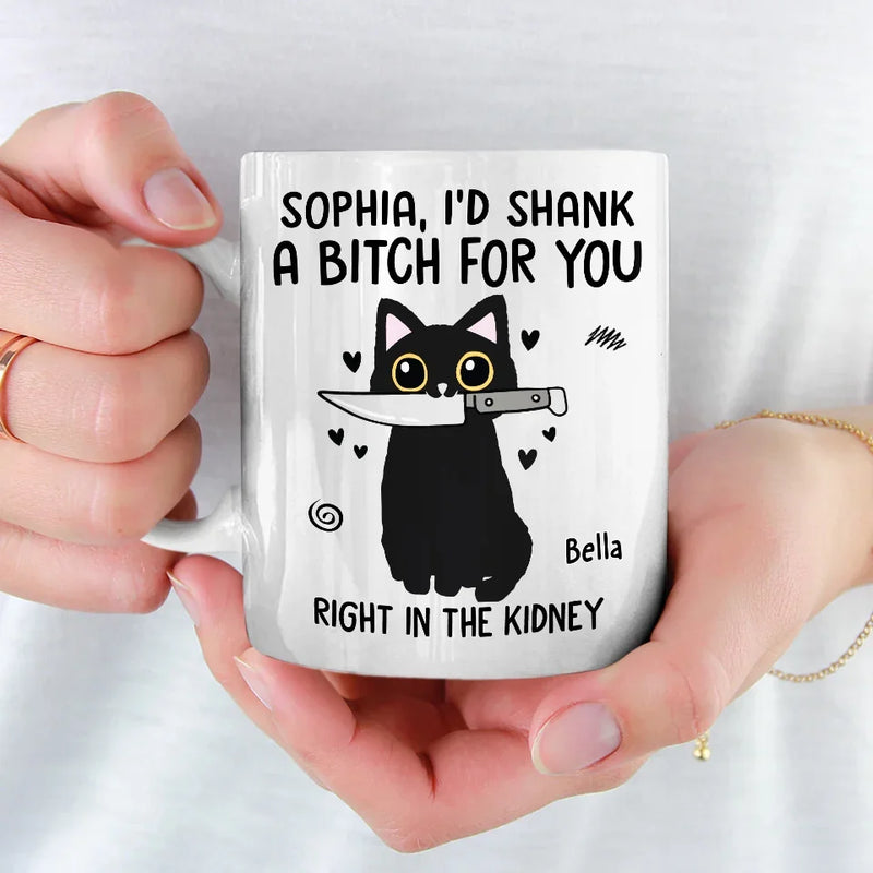 Anyone Who Hurts You Is Gonna Feel My Wrath - Friend Personalized Custom Mug - Christmas Gift For Best Friends, Sisters, Family Members, Coworkers
